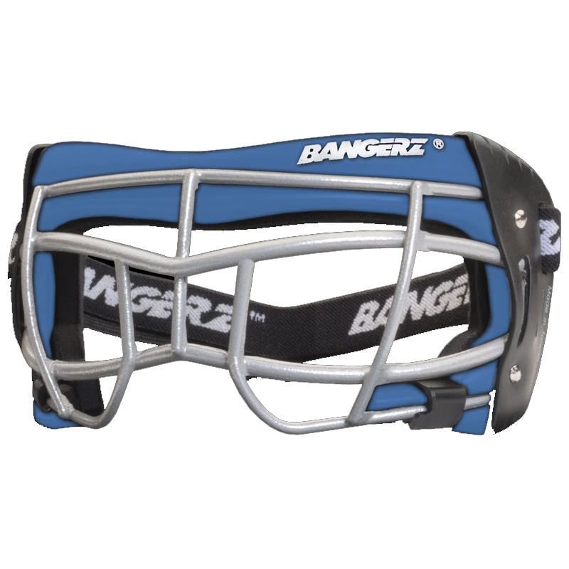 NEW BangerzSportz Goggles Elite Women's Lacrosse/Field Hockey BLUE/CLEAR F803-03 